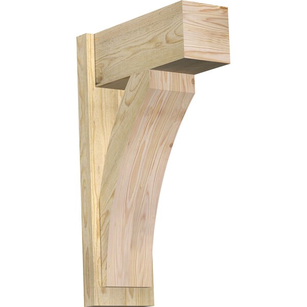 Ekena Millwork Thorton Block Rough Sawn Outlooker, Douglas Fir, 8"W x 18"D x 30"H OUT08X18X30THR05RDF - main